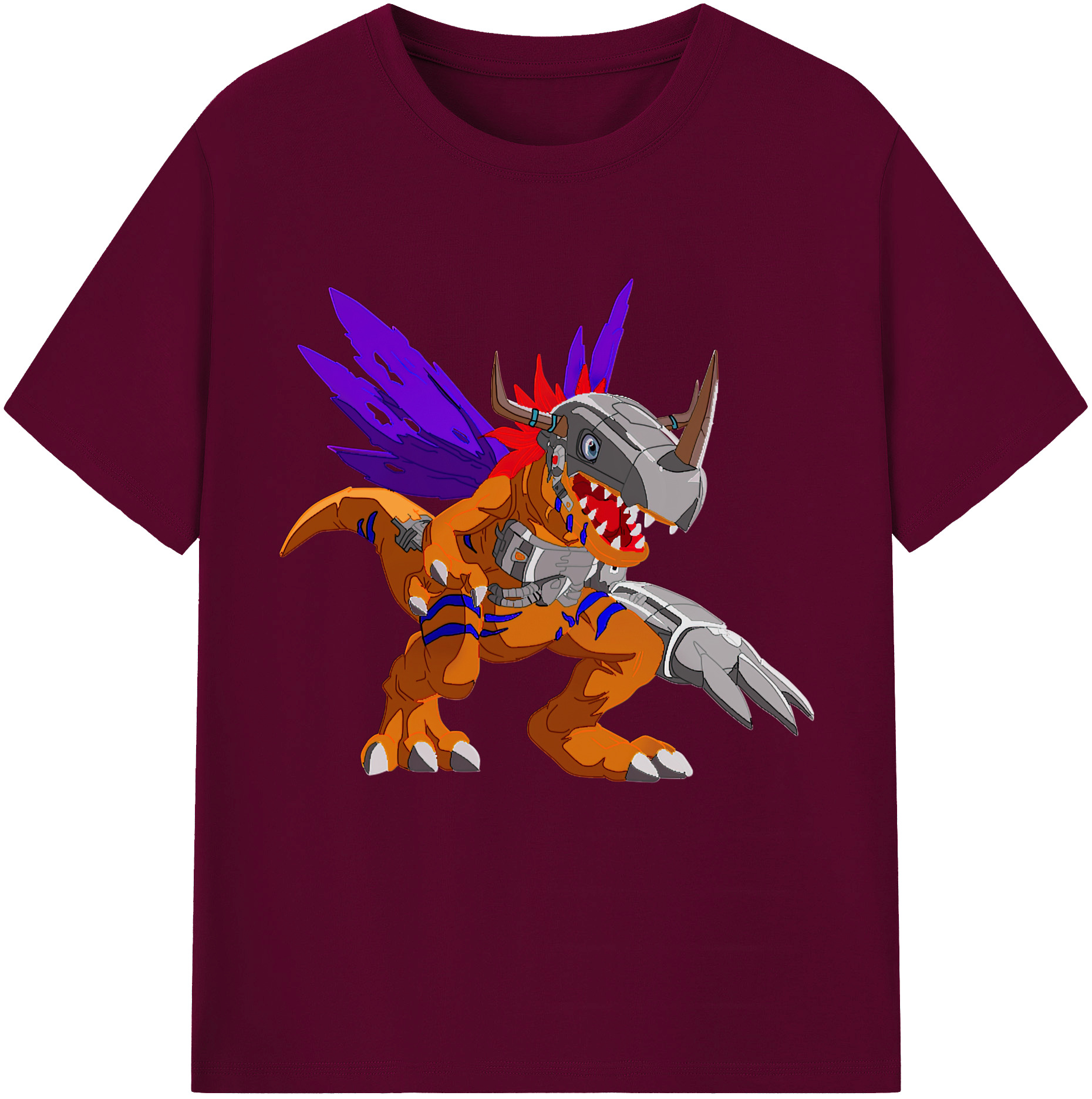 （画像用） Digimon デジタルモンスター/デジモン レディースカジュアルプリントTシャツ（綿100％）